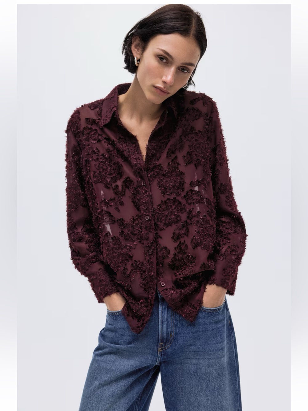 H&M Jaquard - Weave Shirt